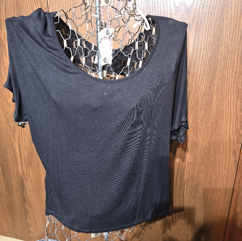 Black top with open back